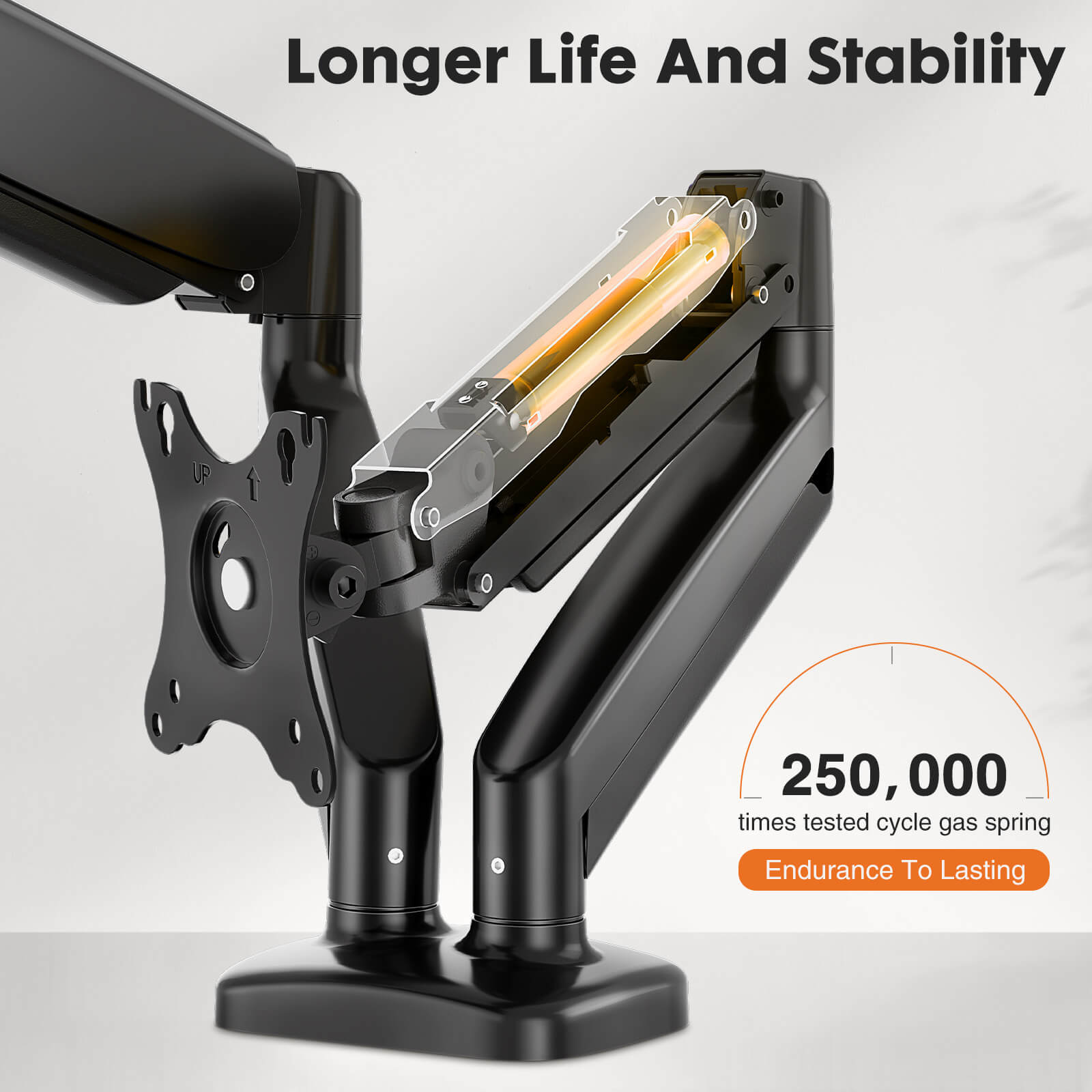 Adjustable Single Monitor Mount Arm