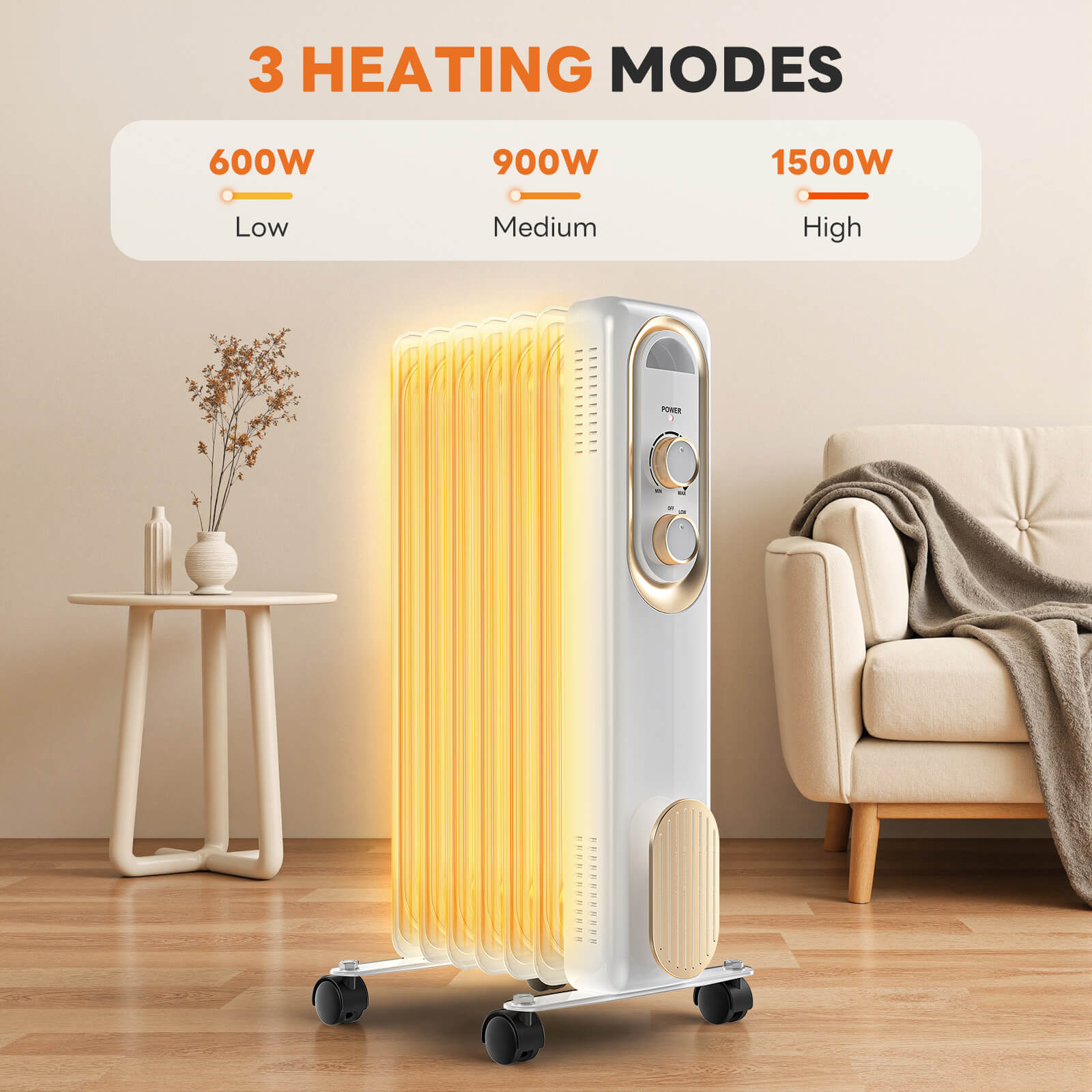 SilentRadiate Oil-Filled Radiator Heater