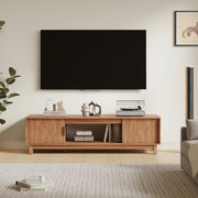 Boho Rattan TV Stand 65 Inch