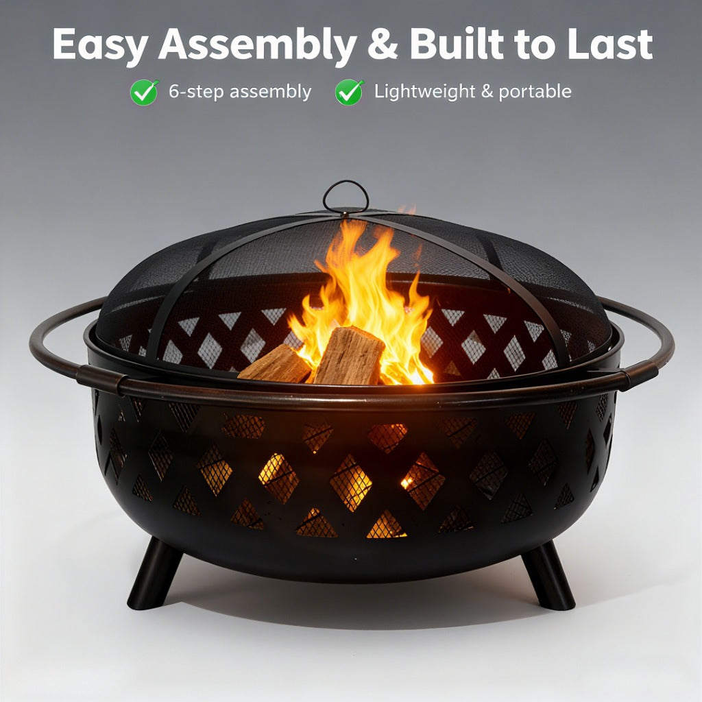 The Gatherer Steel Outdoor Fire Pit