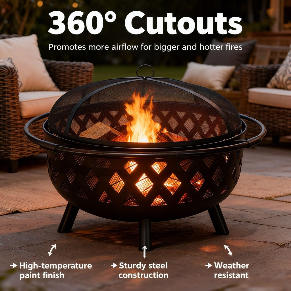 The Gatherer Steel Outdoor Fire Pit