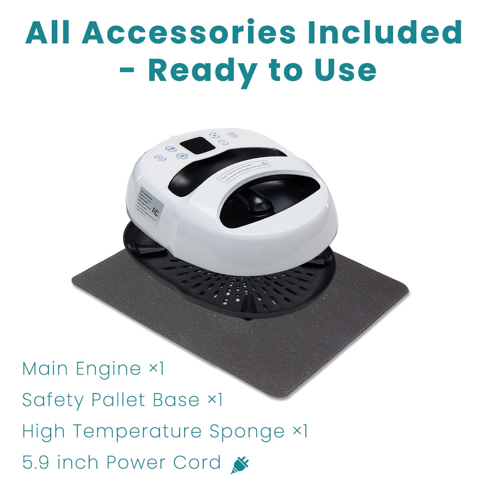 Portable 12x10.4" Heat Press Machine
