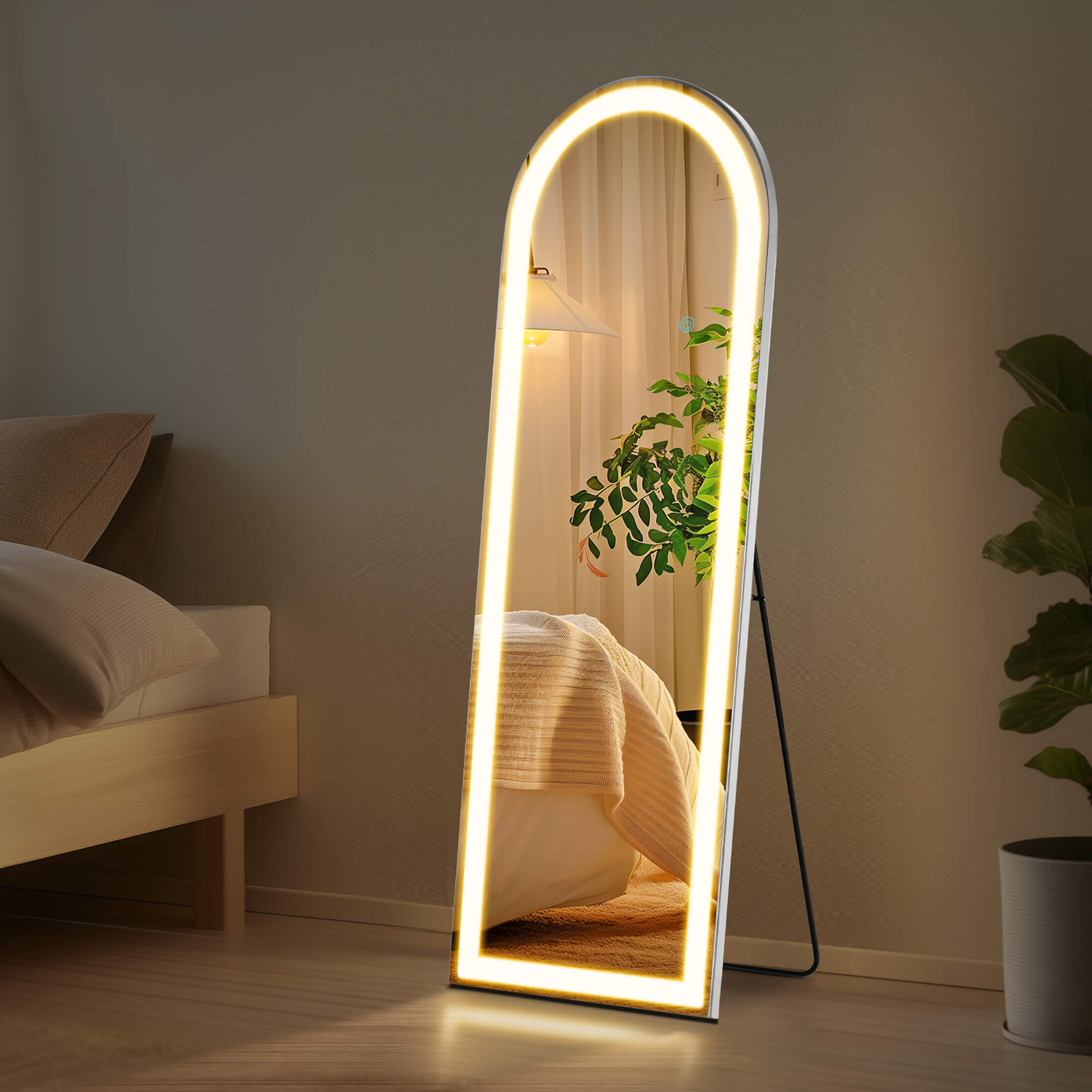 3-Color LED Illuminated Vanity Mirror