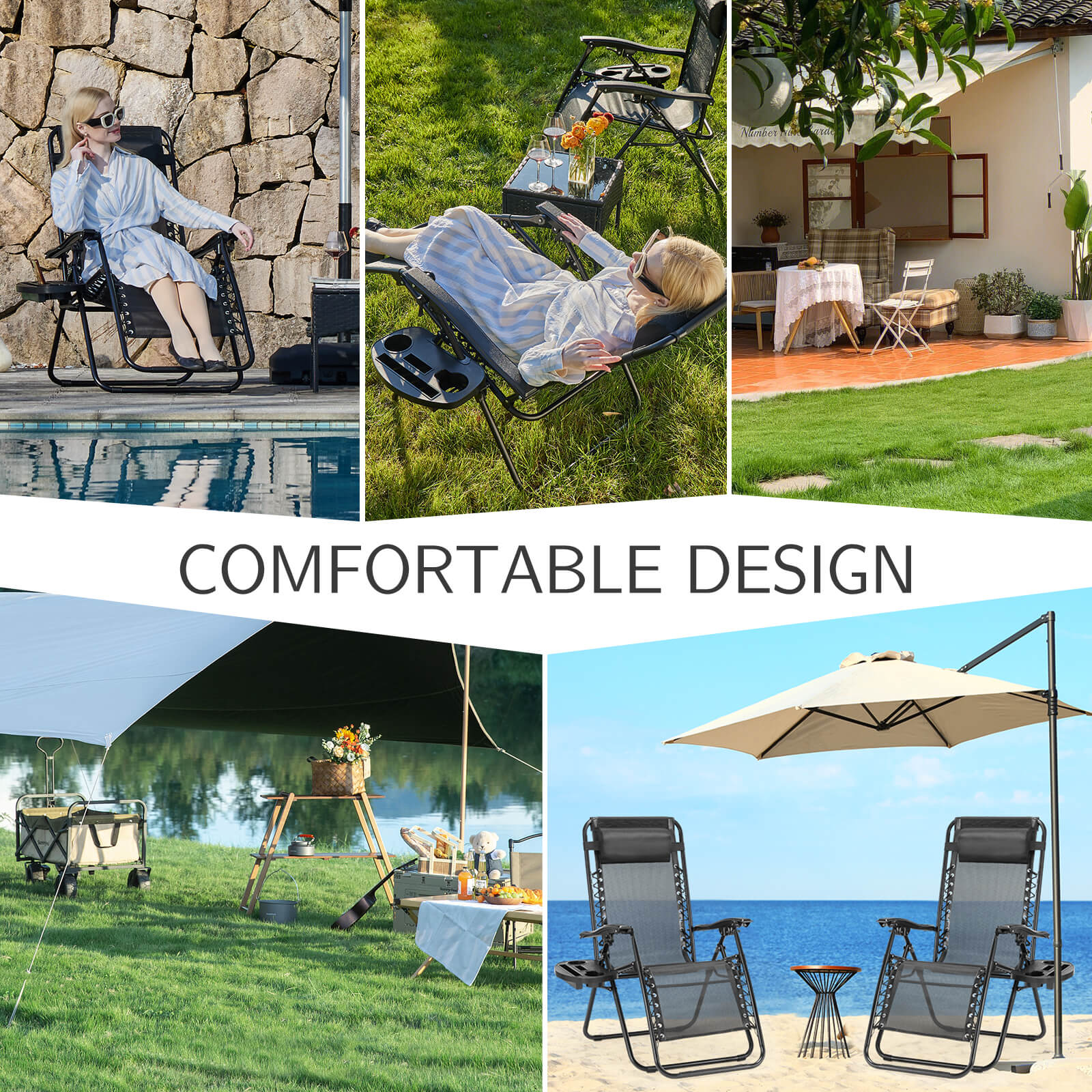 camping chaise lounge chairs