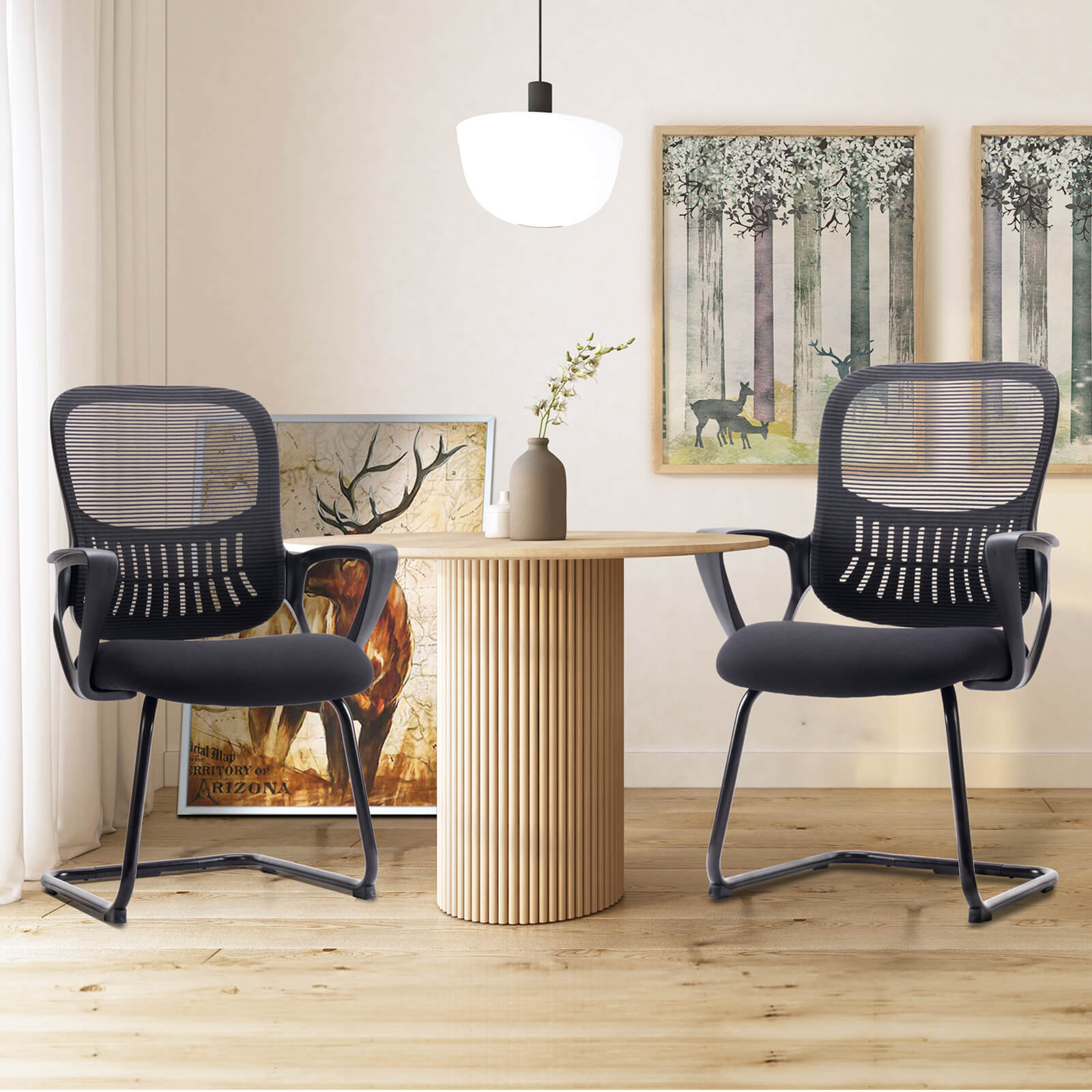 Ergonomic Mesh Office Chair with Armrests