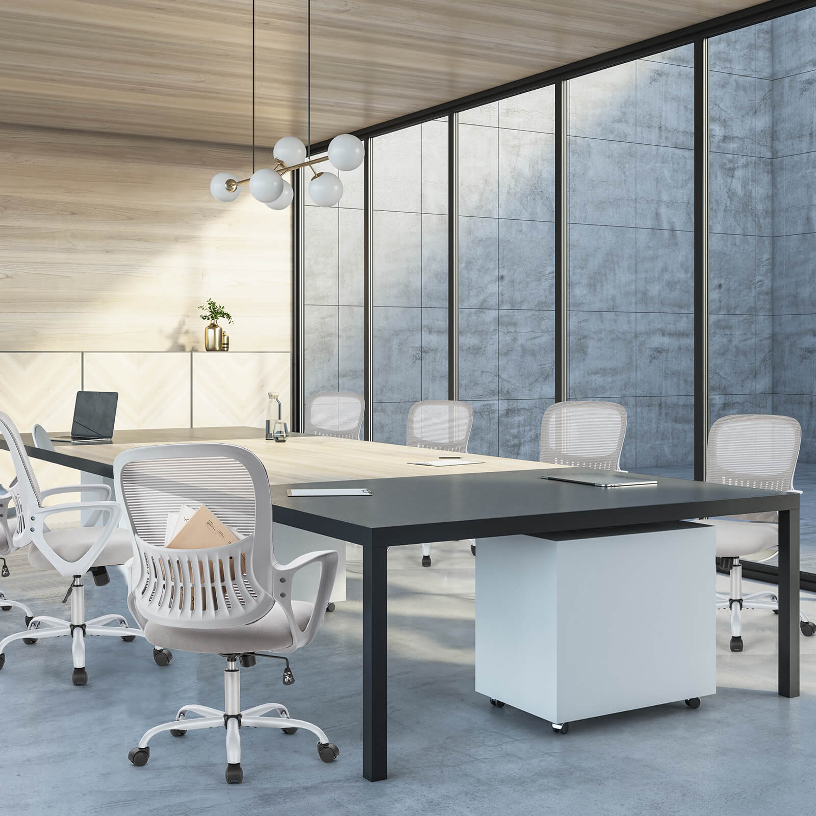 Ergonomic Mesh Drafting Office Chair