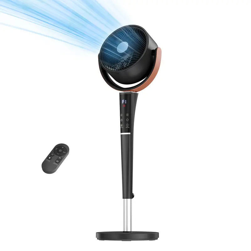 Quiet DC Pedestal Fan for Bedroom – 15 Speeds, 120° Oscillation & Remote Control