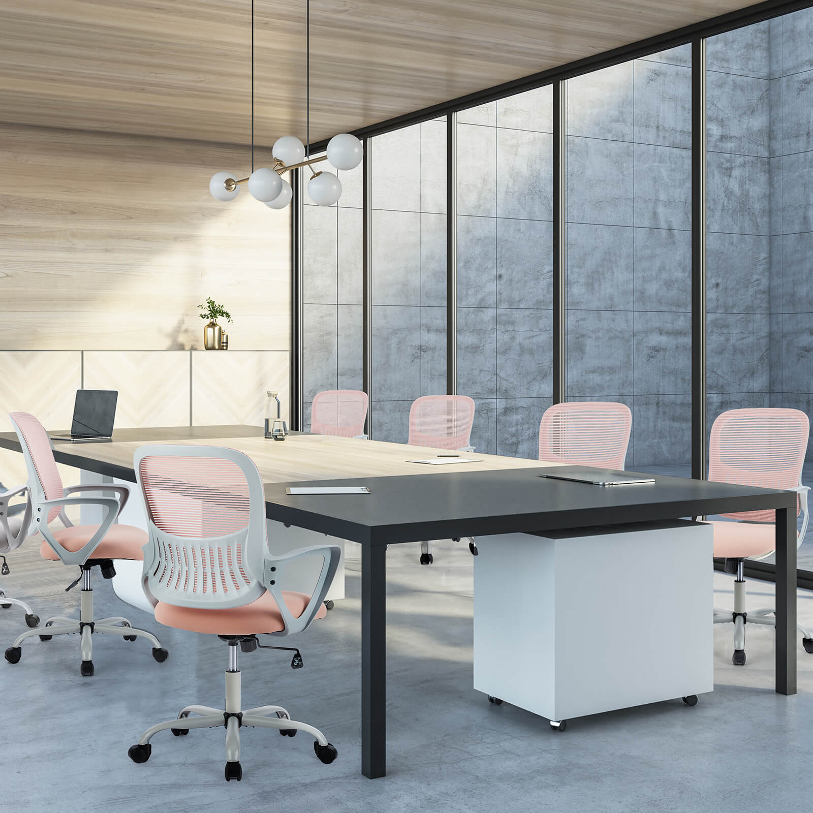 Ergonomic Mesh Drafting Office Chair