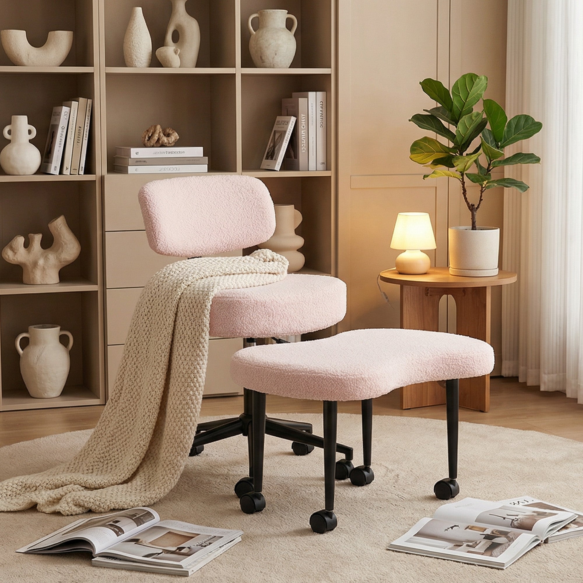 ergonomic cross legged chair