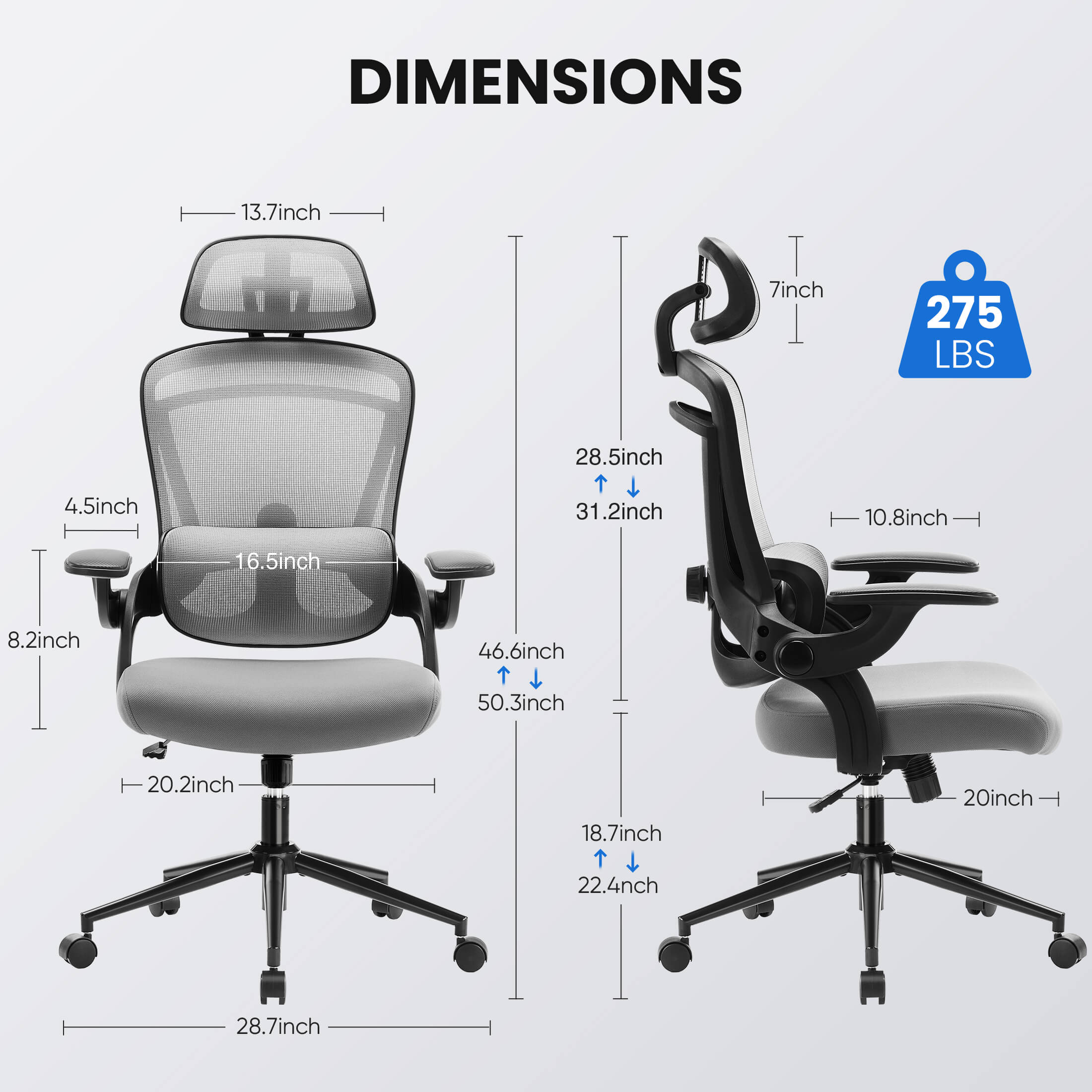 Ergonomic High Back Mesh Office Chair