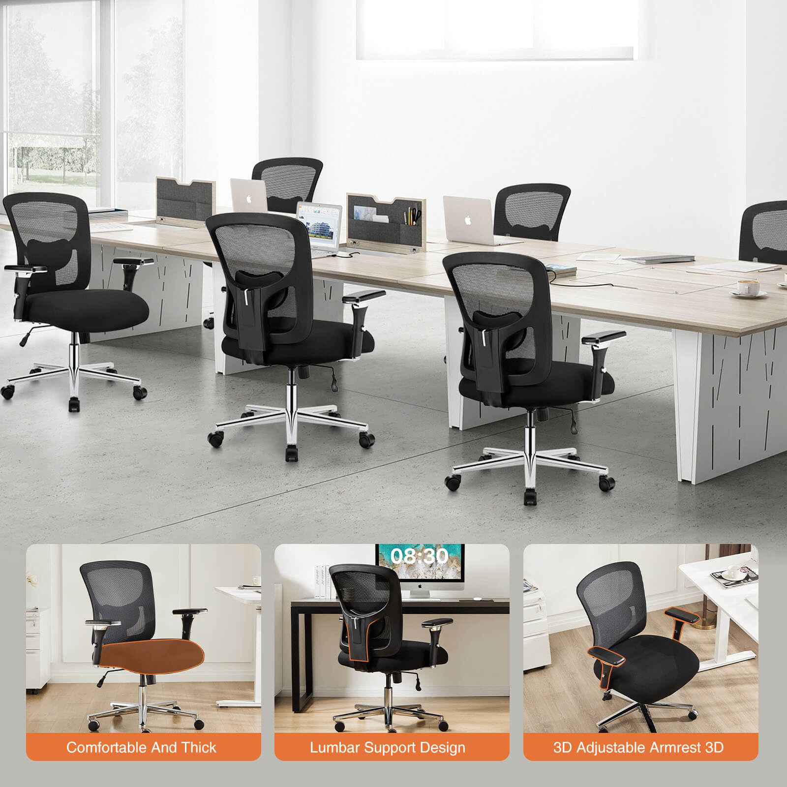 Ergonomic Oversized Mesh Office Chair
