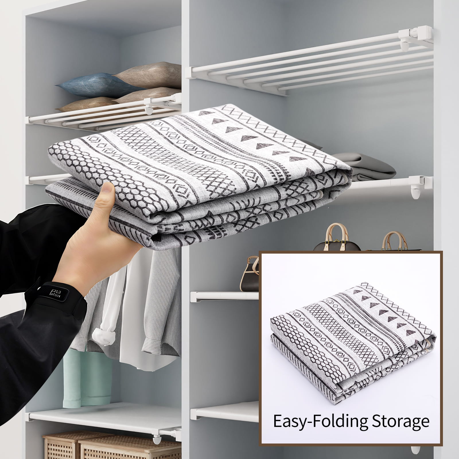 Washable Beige Weave Area Rug