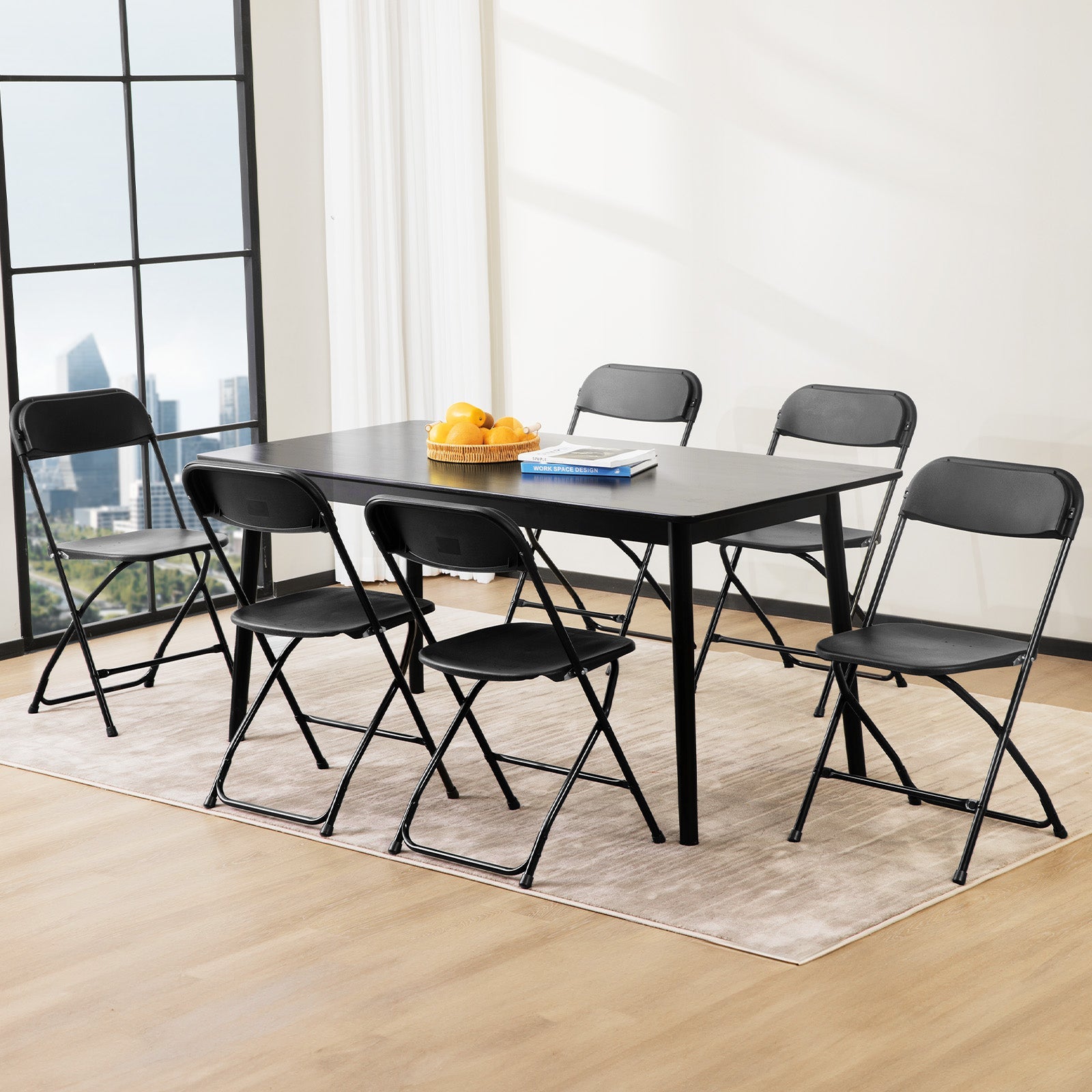 Lightweight Plastic Folding Chair