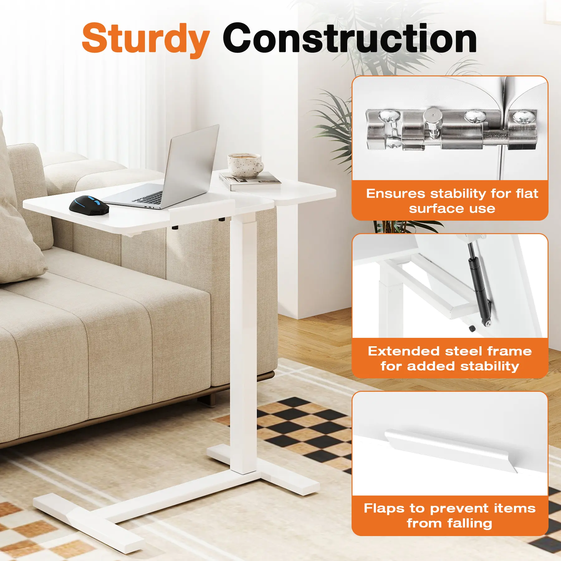 Warebay VersaTray Adjustable Multifunctional Side Table