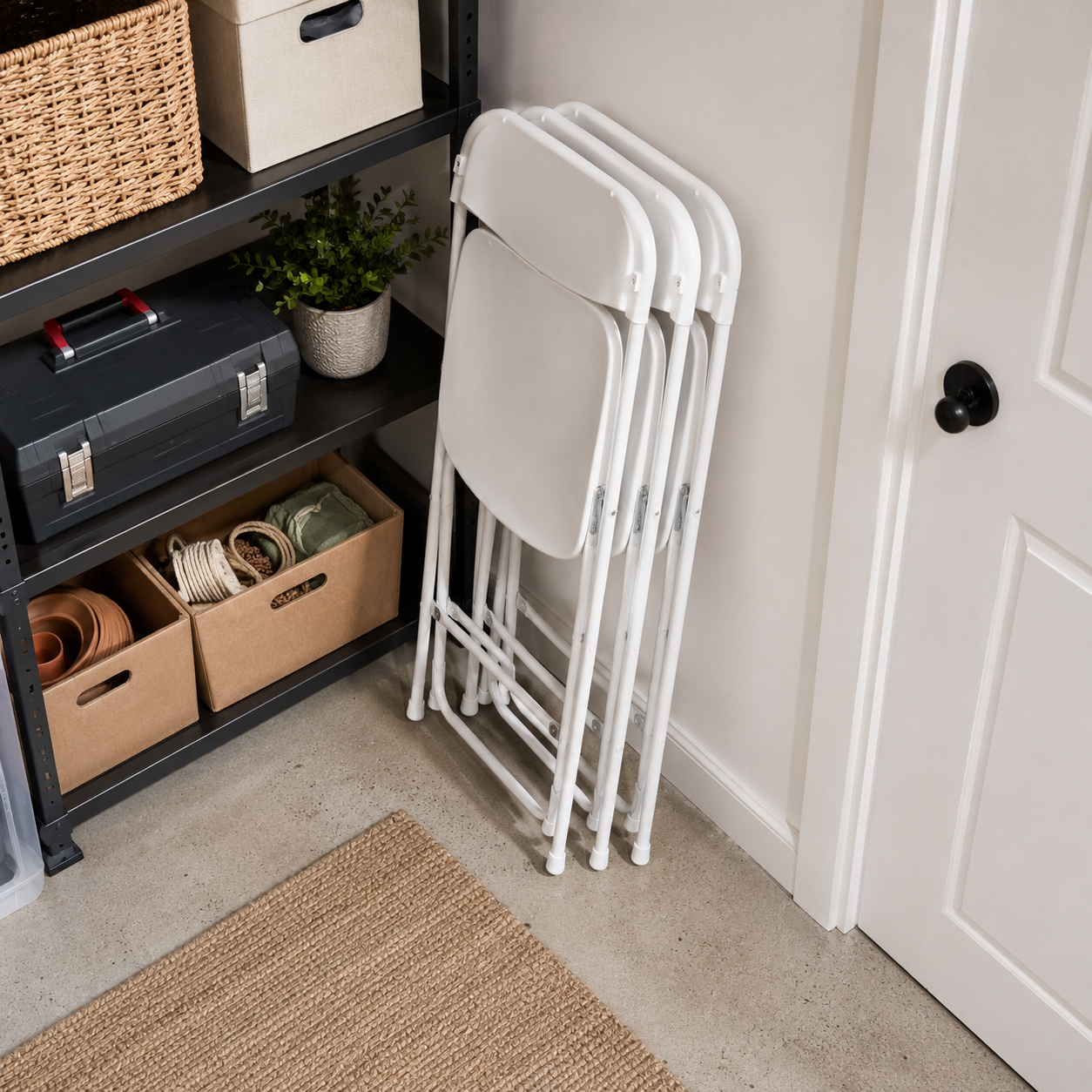 Lightweight Plastic Folding Chair