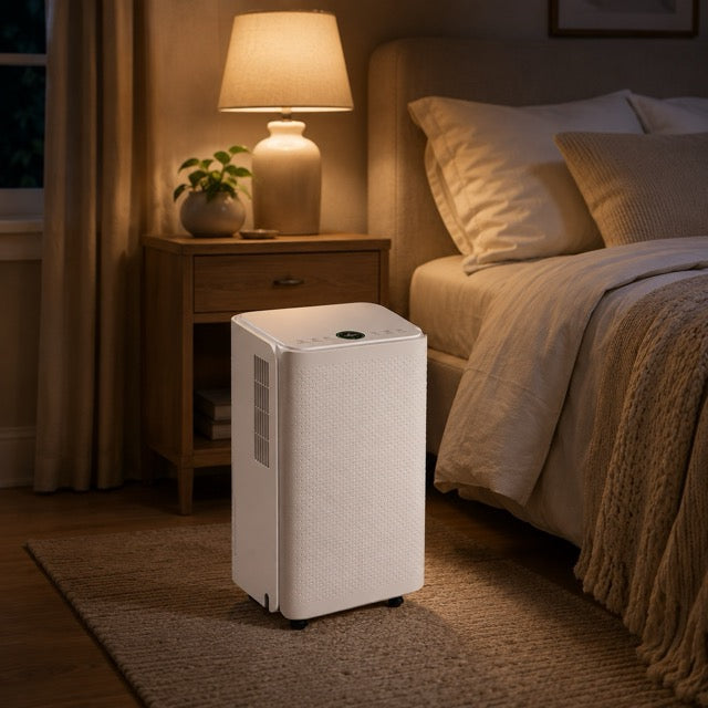 Large-Room Dehumidifier for 2,500–5,500 Sq. Ft. with 3 Modes, Built-In Pump & Continuous Drainage