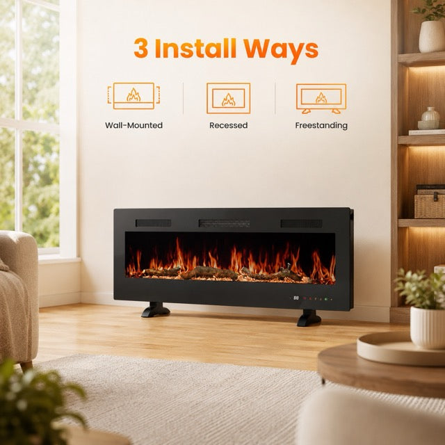 FlexHearth Smart Electric Fireplace