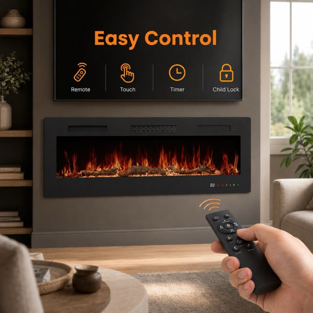 FlexHearth Smart Electric Fireplace