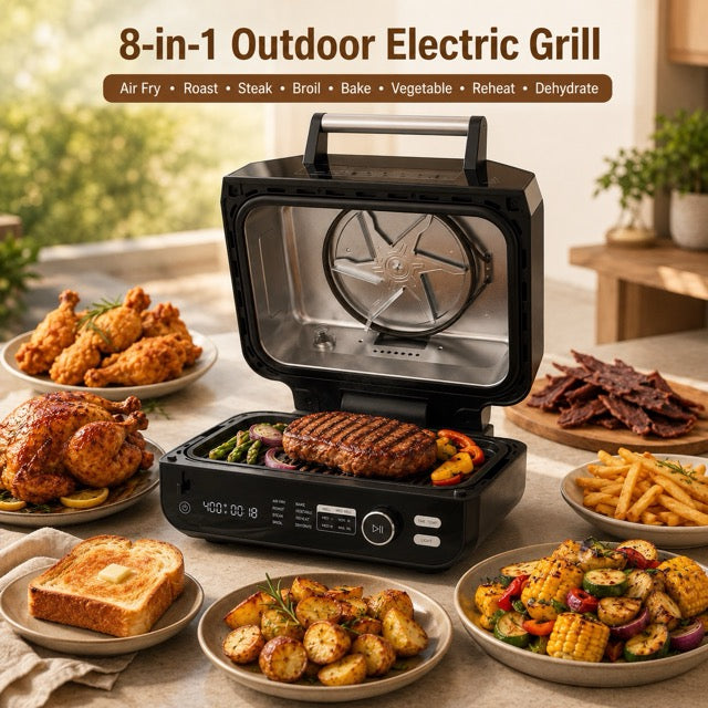 3.7L 2800W Electric Indoor Air Fryer Grill