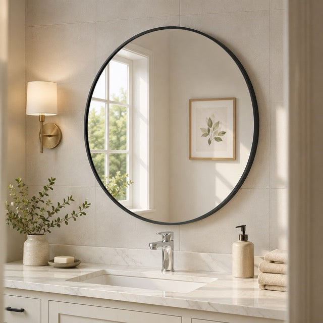 Elegant Round Wall Mirror
