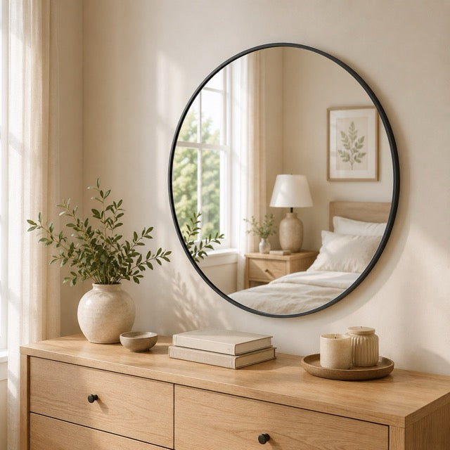 Elegant Round Wall Mirror