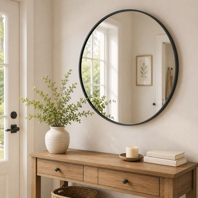 Elegant Round Wall Mirror