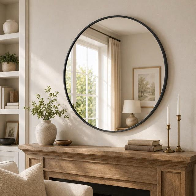 Elegant Round Wall Mirror
