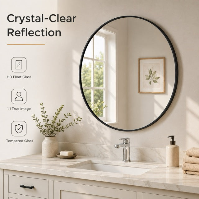 Elegant Round Wall Mirror