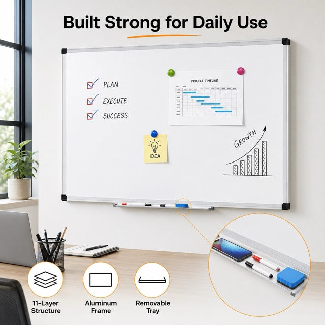Magnetic Dry Erase Whiteboard 36x24