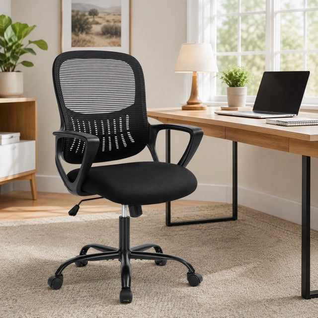 Ergonomic Drafting Chair with Adjustable Footrest – Tall Office Chair for Standing Desks