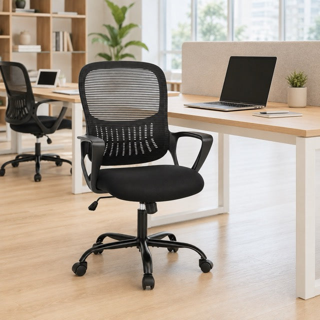 Ergonomic Drafting Chair with Adjustable Footrest – Tall Office Chair for Standing Desks