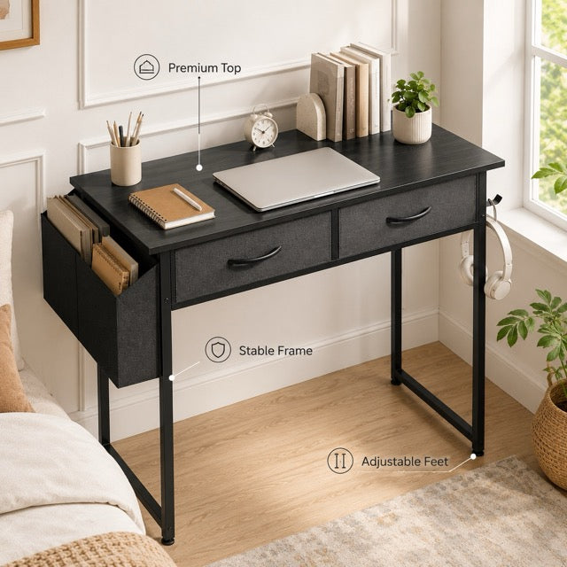 48-Inch Home Office Desk 3 Drawers