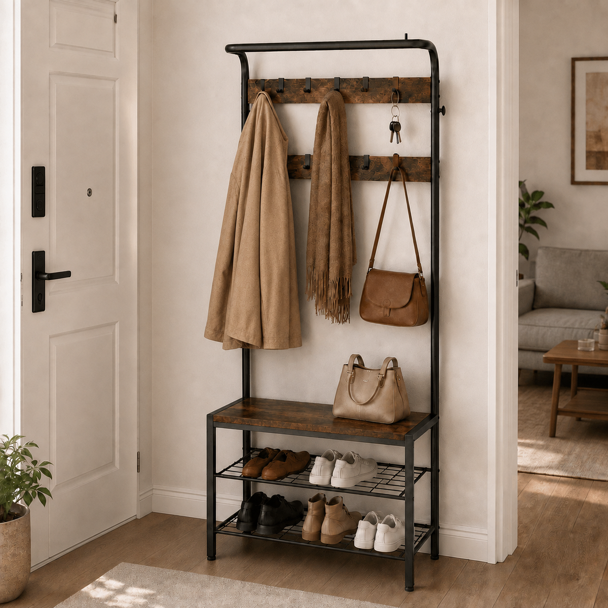 Entryway Hall Tree