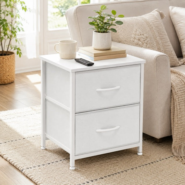 Fabric Dresser with 2/4 Drawers – Freestanding Storage Chest for Bedroom & Living Room