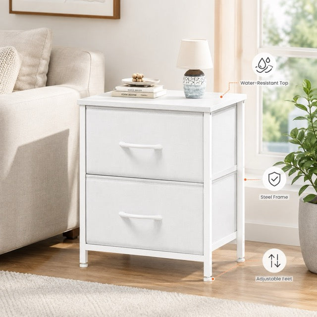 Fabric Dresser with 2/4 Drawers – Freestanding Storage Chest for Bedroom & Living Room