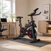 Indoor Cycling Bike – LCD Display, Infinite Resistance, Adjustable Seat & Handlebars