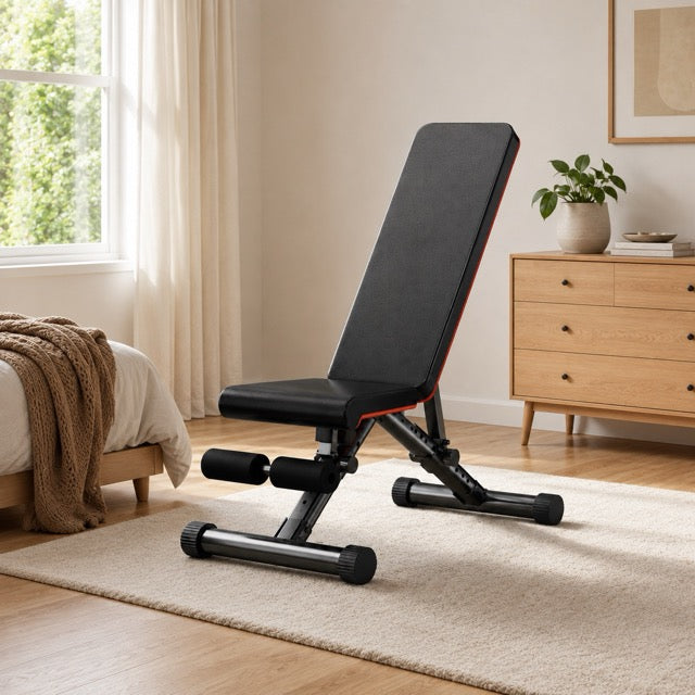 Adjustable Weight Bench – Foldable Workout Bench for Home Gym, 795 lb Capacity, 72 Position Settings