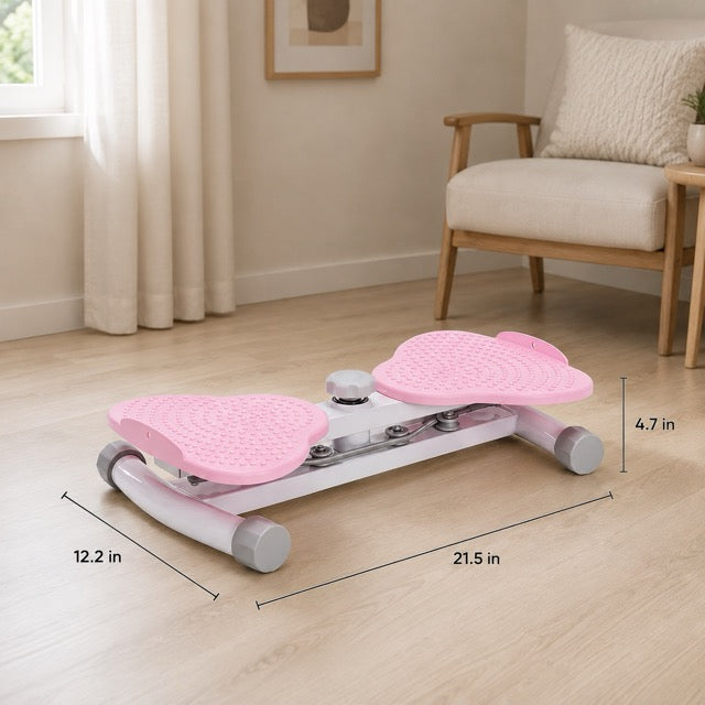 Twisting Exercise Board with Resistance Ropes