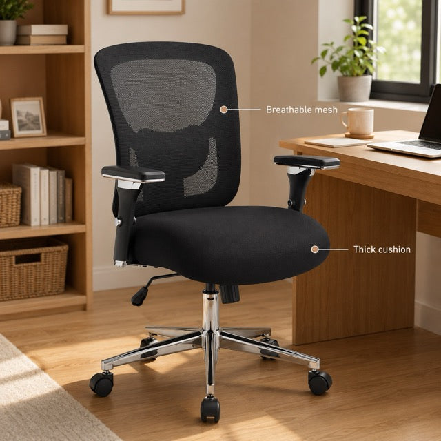 Ergonomic Oversized Mesh Office Chair