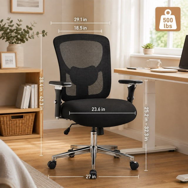 Ergonomic Oversized Mesh Office Chair