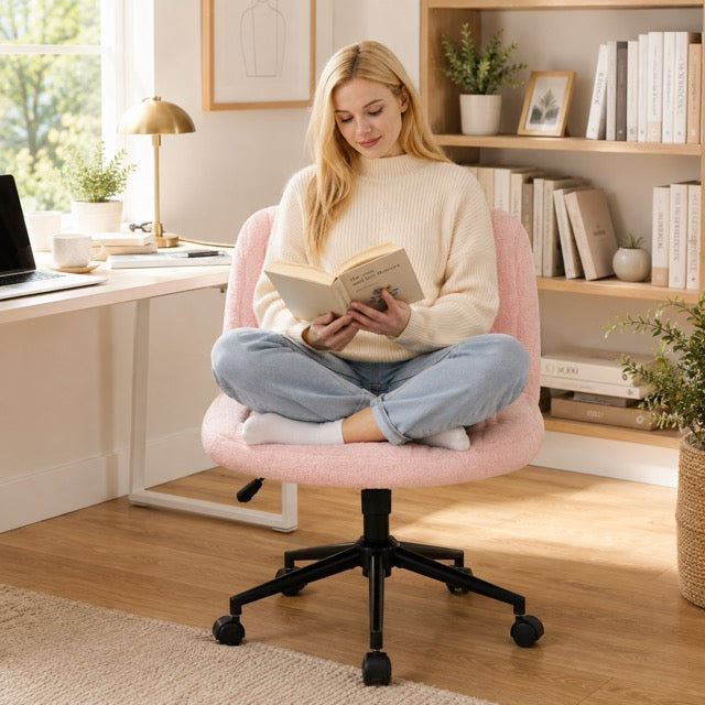 Armless Adjustable Plank Office Chair 