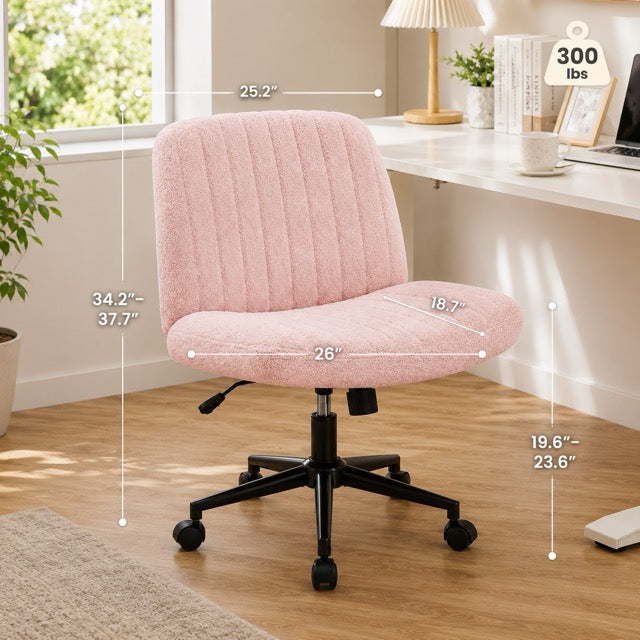 Armless Adjustable Plank Office Chair 