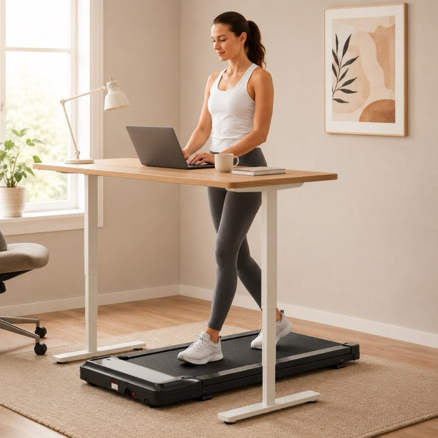 Foldable Treadmill with Handrails