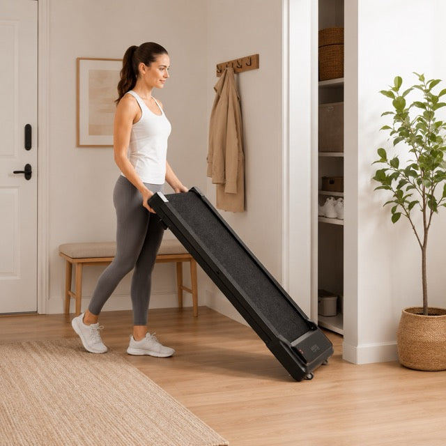 Foldable Treadmill with Handrails
