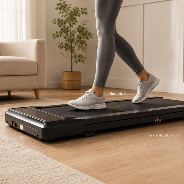 Foldable Treadmill with Handrails