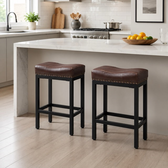Saddle Cushion Bar Stool