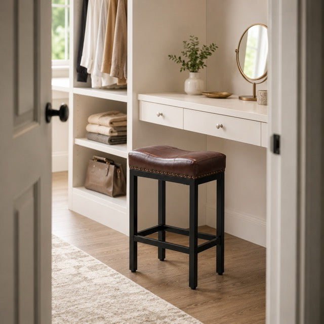 Saddle Cushion Bar Stool