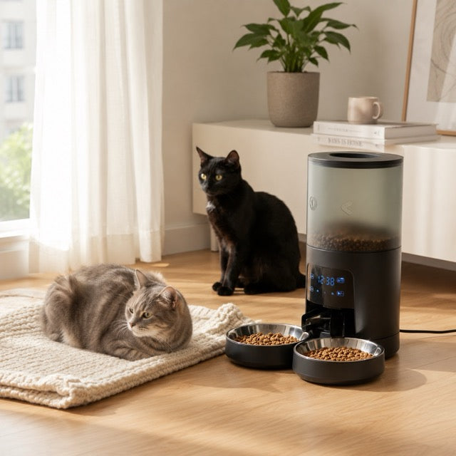 WiFi Smart Pet Feeder – Auto Cat & Dog Food Dispenser with App Control | 4L & 6L