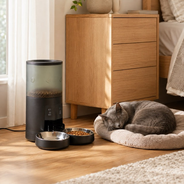 WiFi Smart Pet Feeder – Auto Cat & Dog Food Dispenser with App Control | 4L & 6L