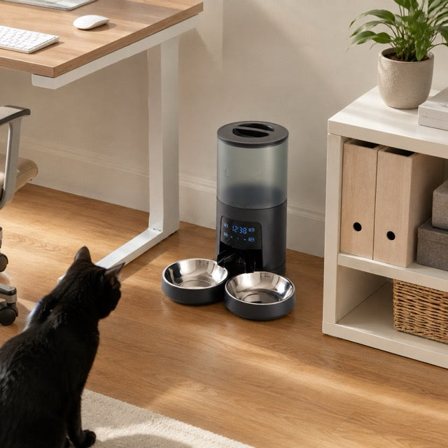 WiFi Smart Pet Feeder – Auto Cat & Dog Food Dispenser with App Control | 4L & 6L